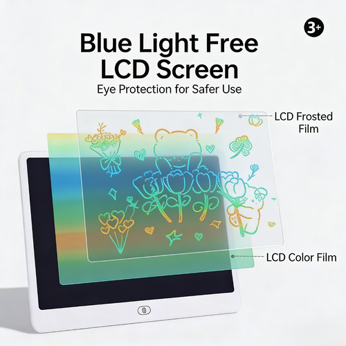 13 Inch LCD Writing Tablet Drawing Board Digital Memo Pad Portable Erasable Electronic Handwriting Tablet for Kids Business