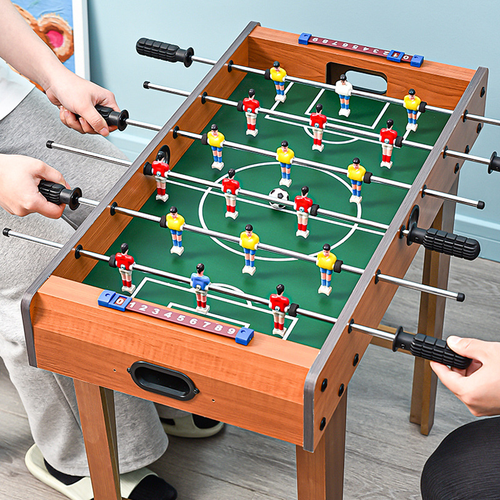 Mini Wooden Indoor Football Table Children's and Parent-child Interactive Toy Table Football Birthday Gift Football Machine
