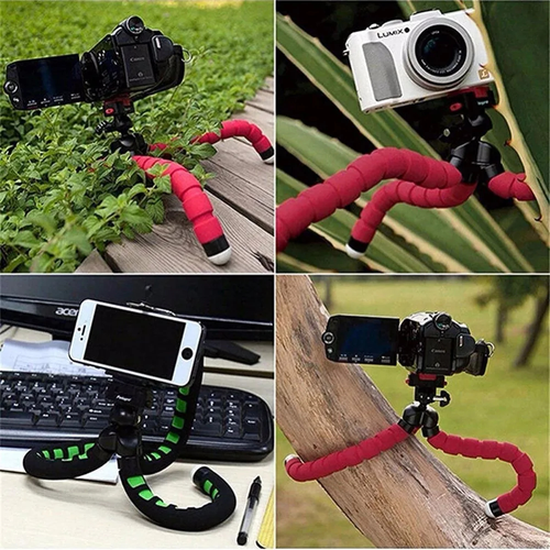 Top Selling Product 360 Rotate Mini Flexible Octopus Tripod Universal Soft Sponge Tripod for Video Vlog Photography Phone Stand