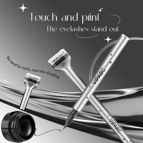 Mascara Case Eyebrow Tint Cream Pressing Eyeliner Lower Eyelash Stamp(Includes an Eyeliner Pencil)