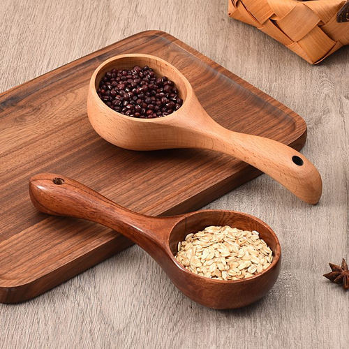 Household Brown Wooden Spoon