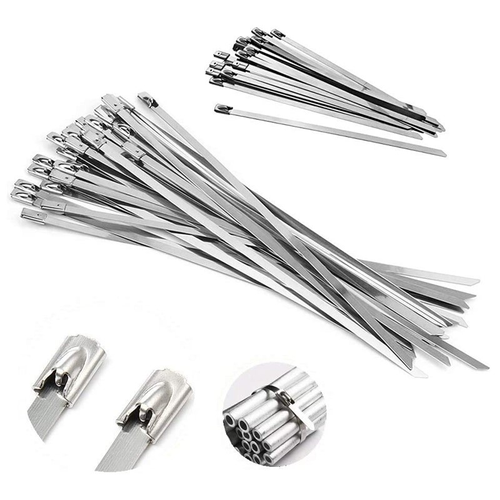 4.6*100mm 100pcs Self Locking 304 Stainless Steel Cable Ties 316SS