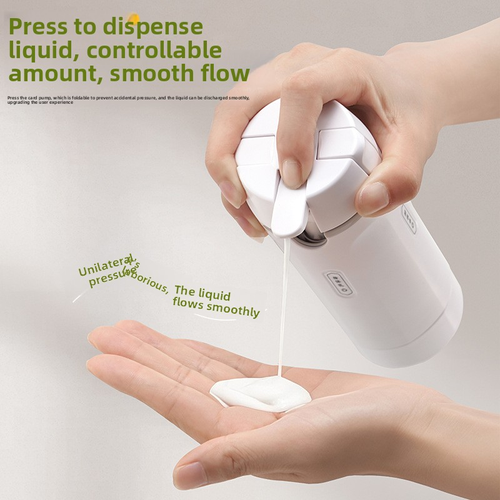 4 in 1 Pump Dispenser Portable Plastic Leak-Proof Refillable Travel-sized Toiletry Container Bottles White