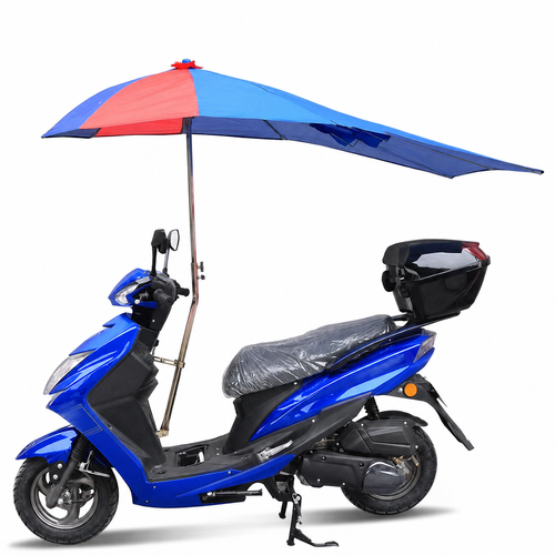 Modern Aluminum Alloy Black Coated Plastic Handle All 1 Detachable Thickened Waterproof Motorcycle Umbrella Manual