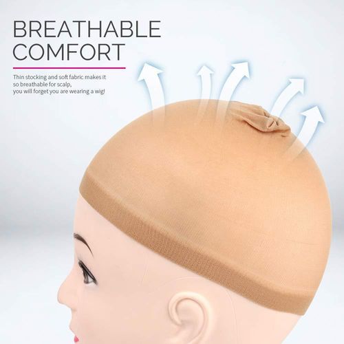 40Pcs Stocking Wig Caps Stretchy Breathable Nylon Wig Caps for Women