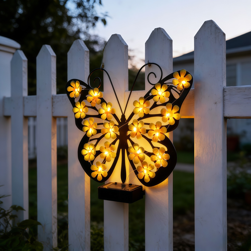 Solar Outdoor Butterfly Decorative Lamp Villa Garden Courtyard Landscape Atmosphere Villa Decoration