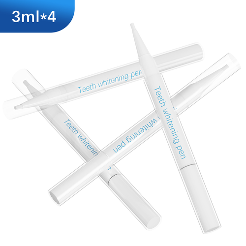 3ml*4 Pack Professionally Stain Removal Teeth Whitening Gel Formula HP Teeth Whitening Pen