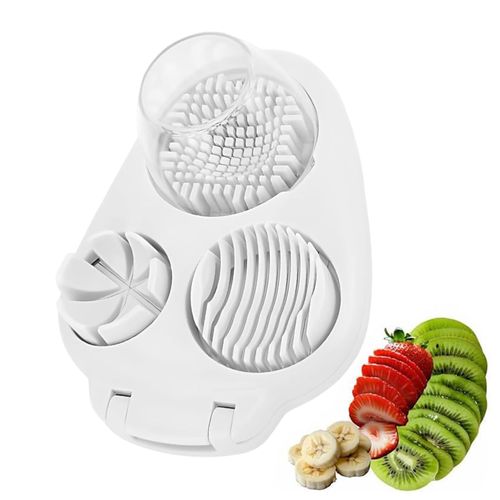 Premium Modern Stainless Steel Egg Slicer  Eco-friendly Plastic Petal-style Slicer,a Kitchen Tool for Eggs Fruit and Butter