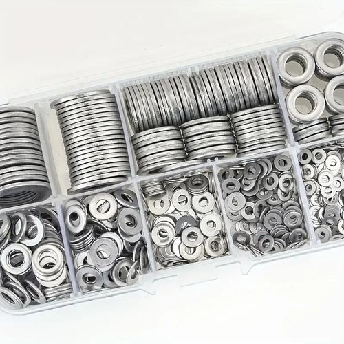 304 Stainless Steel Flat Washer 360pcs Combination Installation M2-M12