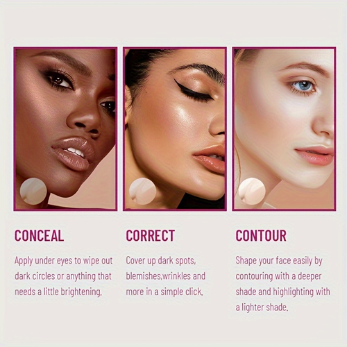 Label Waterproof Full Coverage Eraser Makeup Firming High Definition Matte Liquid Foundation Concealer Cream