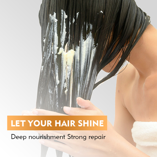 Organic Keratin Hair Care Cream Mask Nourishing Smooth Refreshing Moisturizing Plump Lustrous Hair Repairing