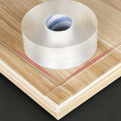 Clear Edge Guard Tape Corner Protector Baby Safety Self-Adhesive Rubber Soft PVC Waterproof Anti-Collision Strip Furniture Glass Two Per Set
