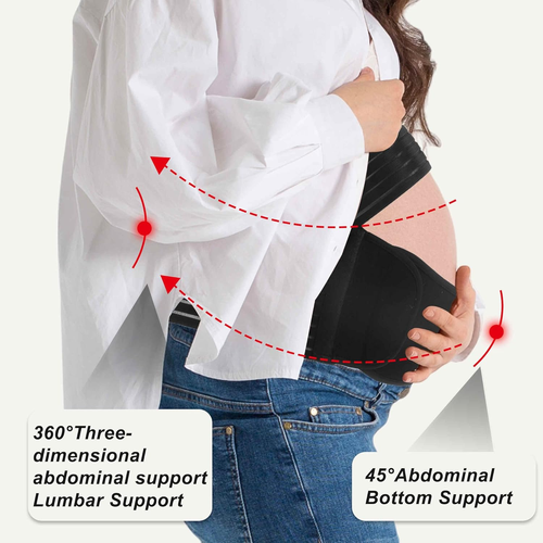 Breathable Mesh Maternity Belt Pregnancy Belly for Belly Support Plus Size Waist Support