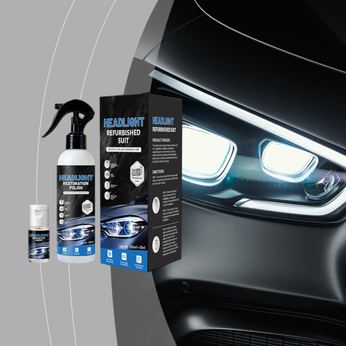 Automotive Headlamp Maintenance Liquid Effective Polishing Repair Spray Multi-Purpose Night Driving Safety Car Headlight Cleaner