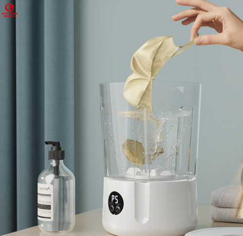 Portable Rechargeable 1.5L 2400mah Compact Deep Cleans Mini Wireless Portable Washing Machine for Underwear and Hosiery