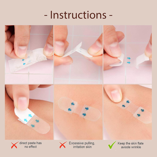 Invisible Face Lift Tape High Elasticity V-Shape Facial Lifting Stickers Waterproof Breathable Makeup Tools for Sagging Skin