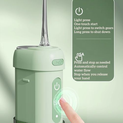 Retractable Smart Dental Water Flosser Compact 200ML with 4 MODES