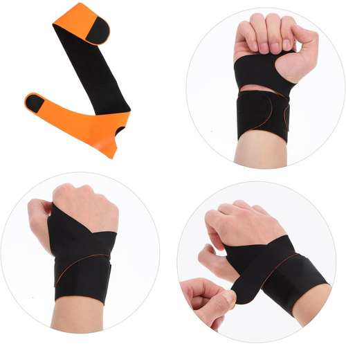 Adjustable Compression Wrist Brace Wrap  Wrist Brace Sports High Elastic Gym Training Protection Adjustable Relief Wrist Strap for Women Men