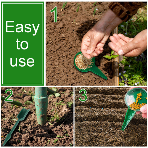 Multi-Function Horticulture Planting Tool Home Hydroponic 5-Gear Adjustable Handheld Seed Sower