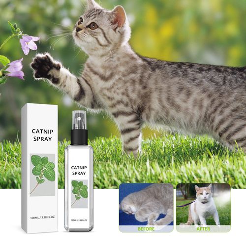 Spray Catnip Spray Natural Peppermint Oil Calming Mood Relief Reduce Anxiety and Tension Catnip Spray for Cats