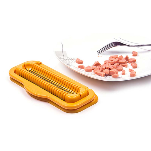 Multi-Function Quick and Convenient Hot Dog Slicing Slicer Tool Hamburger Banana Slicer Simple Kitchen Tool Help Cooking