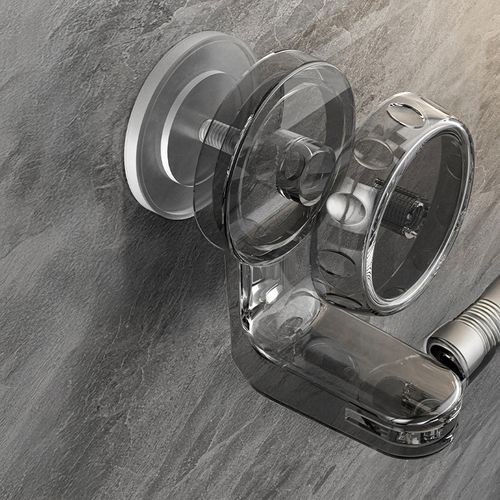 Modern Design Cross-Border Telescopic Towel Bar Punch-Free Wall-Mounted Bathroom Storage Rack with Suction Cup Made of Plastic