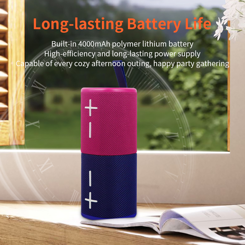 S18 2-in-1 Magnetic Split 20W Wireless Speaker,Color Blocking Waterproof Dual Splittable TWS Portable Speaker for Home Outdoor