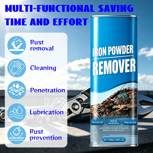 Automotive Rust Remover Spray (100ML) - Fast-Acting Iron & Rust Cleaner for Wheels, Rims, Metal Surfaces - Car Detailing Products, Detailing Products Chemicals - Safe on Most Automotive Finishes, Cars, Motorcycles,summervibes