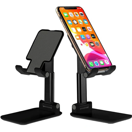 Universal Angle Height Adjustable Mobile Phone Holder Foldable Phone Desktop Bracket Smartphone Tablet Stand Bed ABS Material