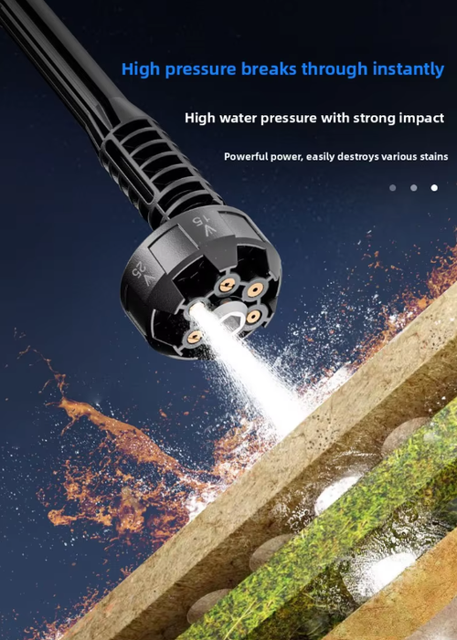 Heavy Duty Portable Lithium Power Water Gun, Multi-Function High Pressure Washer for Car Care, Farm & Household Cleaning Ghana