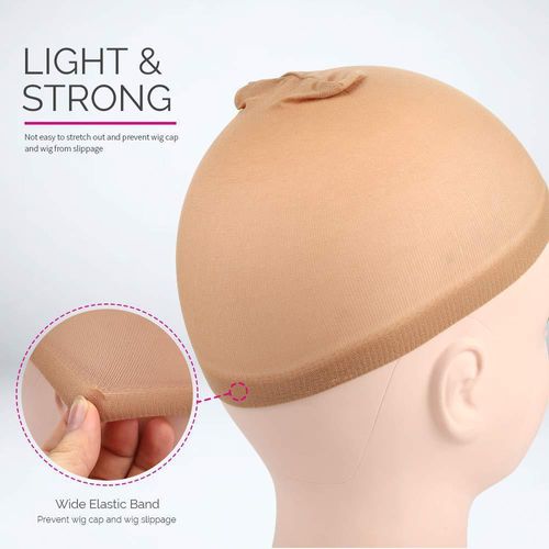 40Pcs Stocking Wig Caps Stretchy Breathable Nylon Wig Caps for Women