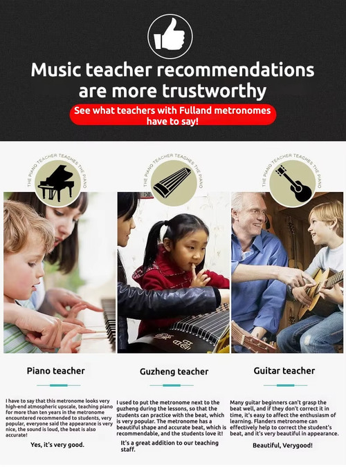 Professional Mechanical Piano Metronome Musical Instruments Universal Type Accurate Beat Rhythm