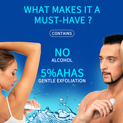 Exfoliate and Lighten the Skin Control Body Odour Prevent Darkness Underarm Deodorant With Essential Ceramide