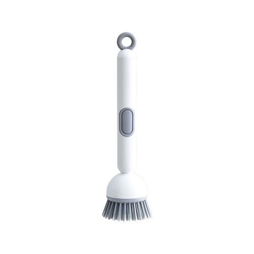 360 Rotating Rotatable Long Handle PP Material Kitchen Cleaning Brush Extruding Liquid Pot Oil-free Multifunctional