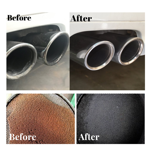 Rayhong Boost up Catalytic Converter Cleaner Engine Internal Disassembly-free Cleaning Exhaust Carbon Removal Cleaning Agent Two Per Set
