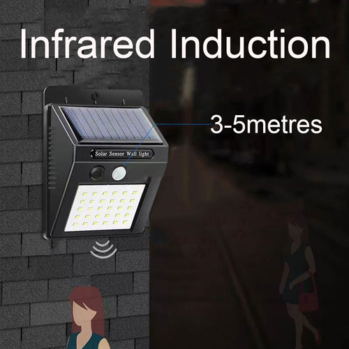 Outdoor Detachable Smart Garden Lights Wall Solar Security LED Solar Motion Sensor Light Waterproof Solar Light 4 Pack
