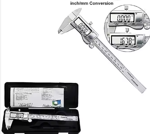 Digital Caliper Measuring Tool Stainless Steel Vernier 150mm with LCD Screen