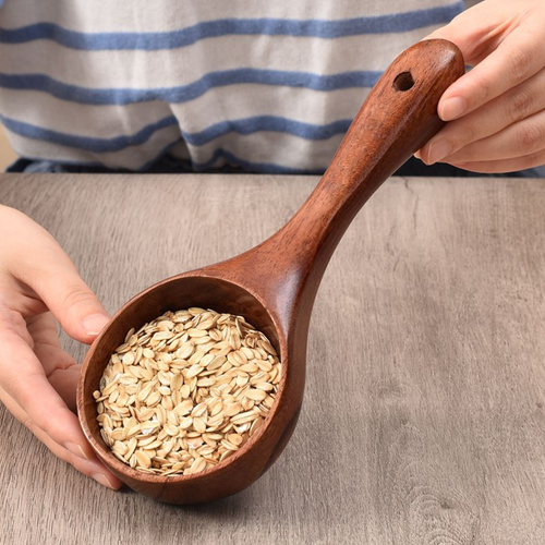 Household Brown Wooden Spoon