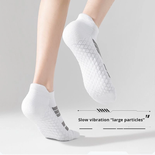 Men's High Crew Sweat-Absorbent Sports Socks Breathable Cotton Non-Slip Bottom for Basketball Running Logo Print for Sports