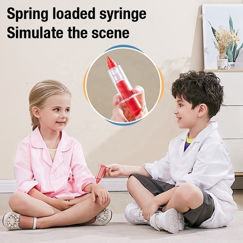 Doctor Toys Kits Pretend Play Preschool Kids Toys Doctor Trolley Play Set Role Play Game for Kids Girls Children Toys
