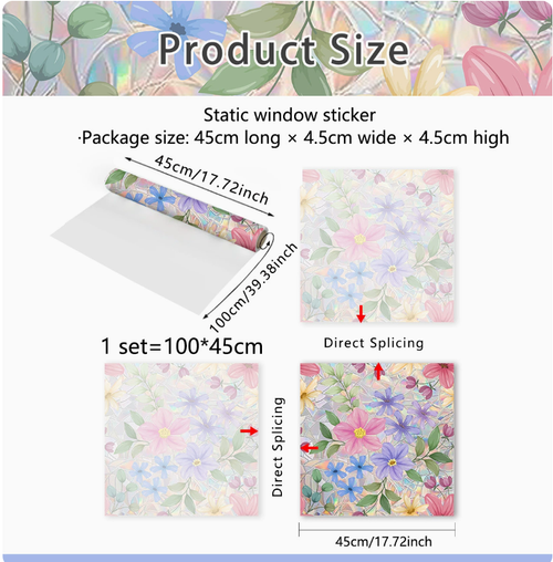 Window Film Frosted Privacy for Building Glass Decoration