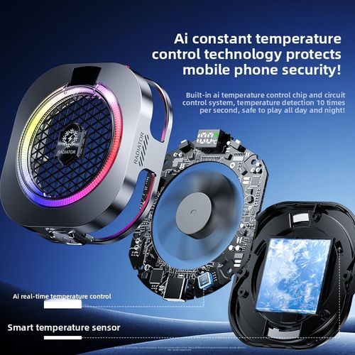 High-Power Strong Cooling Semiconductor Magnetic Mobile Phone Game Cooler