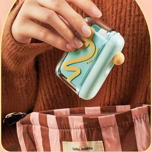 Automatic Pop up Dental Floss Box Portable Teeth Cleaning Dispenser Refillable Case Storage Box  Includes 100 dental floss picks