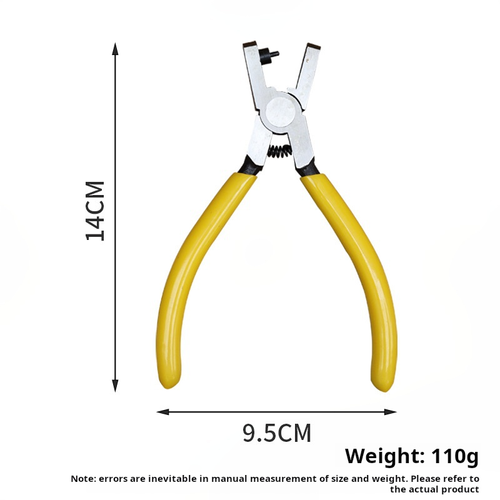 Mini Belt Hole Punch Pliers & Leather Punch Tool , Spring-Loaded, for Watch Straps, Bags & DIY