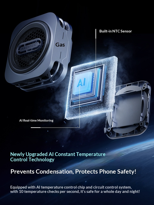 2026 New Mobile Phone Radiator PA3136 6pro Game Live Special Magnetic Semiconductor Refrigeration
