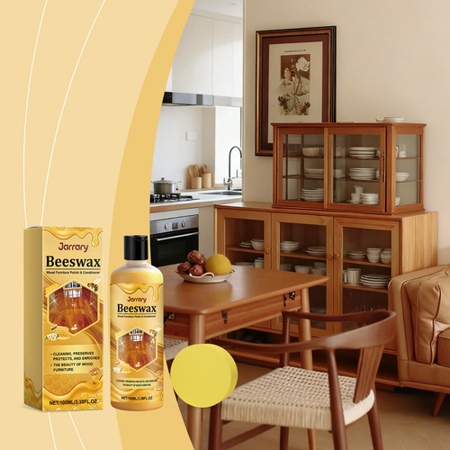 Bees Wax Furniture Polish and Cleaner Agent 100ml Natural Bees Waxing Furniture Polish Long Lasting Wood Cleaner Protectiv