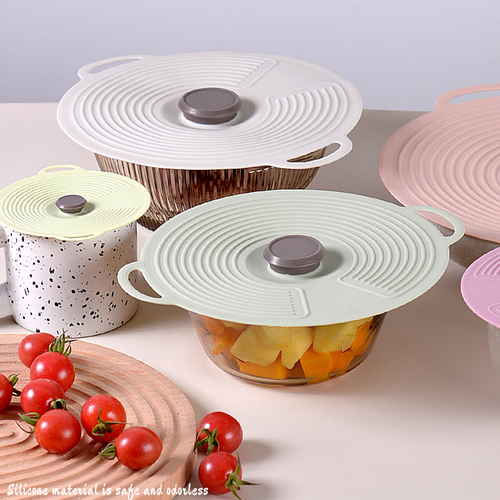 Eco-Friendly Reusable Dish Cover Stackable Silicone Bowl Pants Pots Lids Specialty Tools for Food Storage Silicone Bowl Covers