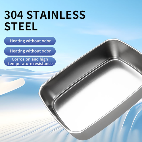 Large Capacity Car Double Electric Lunch Box Electric Heated Lunch Box Stainless Steel Portable Insulated Lunch Box
