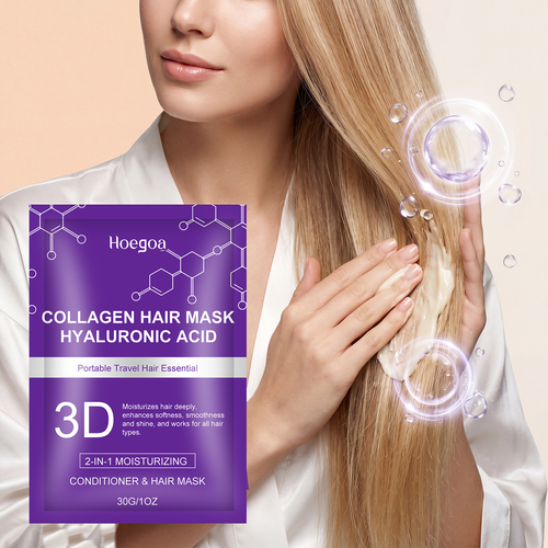 Hyaluronic Acid Hair Mask Care Hair Strands Silky Smooth Natural Gloss Hair Care Mask