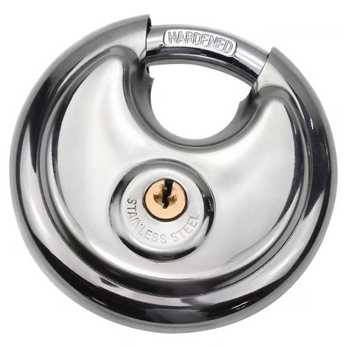 80mm Anti-Theft Lock Padlocks Stainless Steel  Waterproof Polished Finish for Cake Warehouse Door Supply（Two Perhaps）